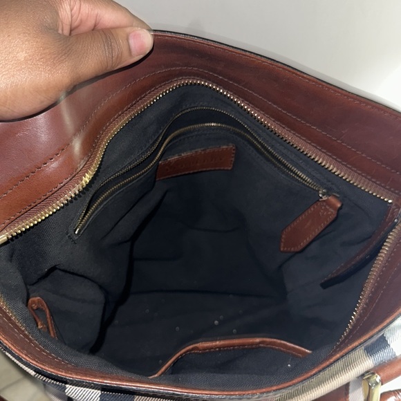 Burberry Beige/Tan House Check
Canvas and Leather Hobo - Picture 6 of 7